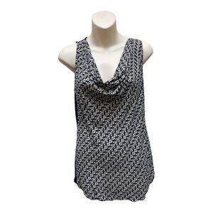 CAbi Style #829 Cat Love Drape Neck Sleeveless Top Size M